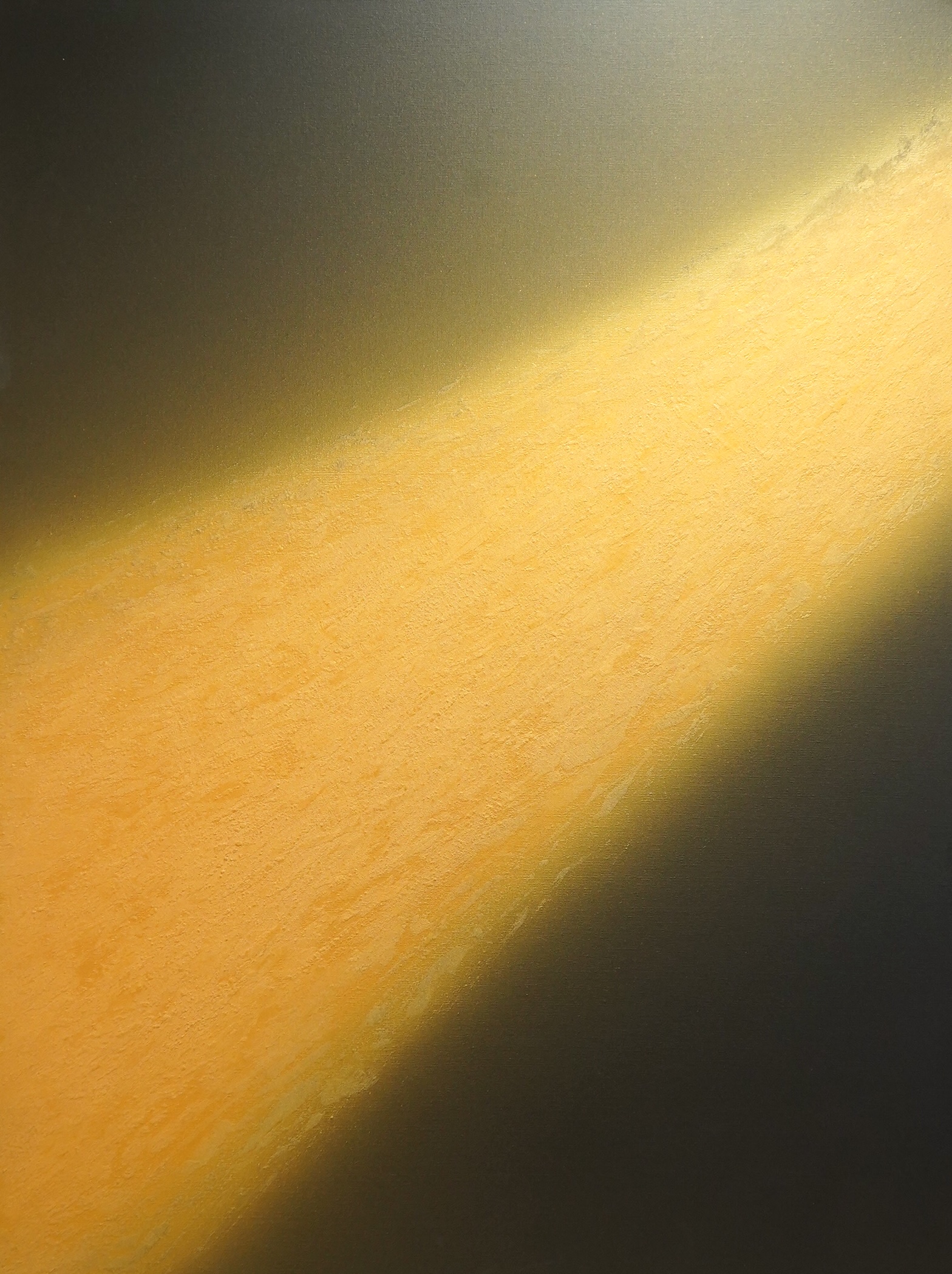 Mark Paul Perry (contemporary), ‘Golden Bliss Series IV’, signed and dated June 2010 verso, abstract oil on canvas, unframed, 122 x 91cm